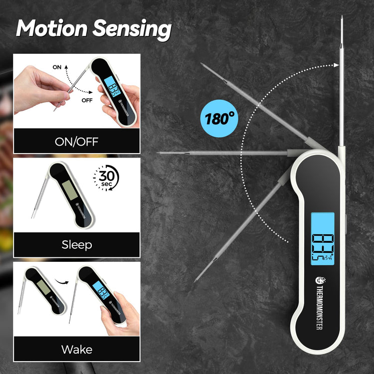 0.5 Sec Instant Read Meat Thermometer Digital for Cooking