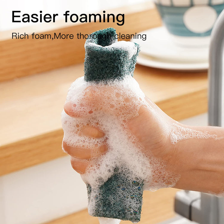 Heavy Duty Scour Pads Sponge Dish Scrubber Non (12 Count)