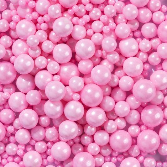 Pink Pearl Sprinkles for Cake Decorating (4.6 Ounce)