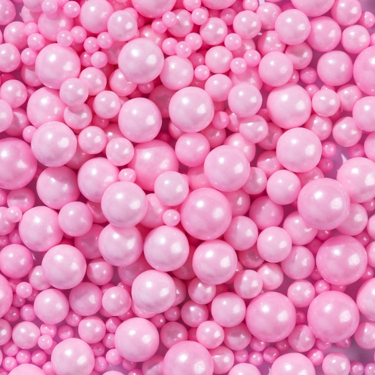 Pink Pearl Sprinkles for Cake Decorating (4.6 Ounce)
