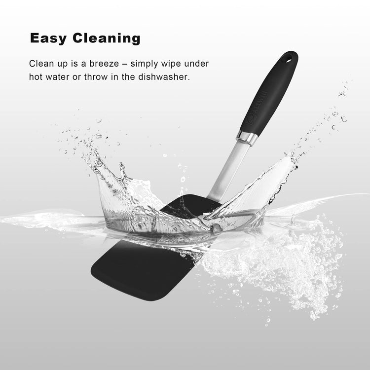5 Piece Silicone Spatulas Set with Tongs (5 Count)