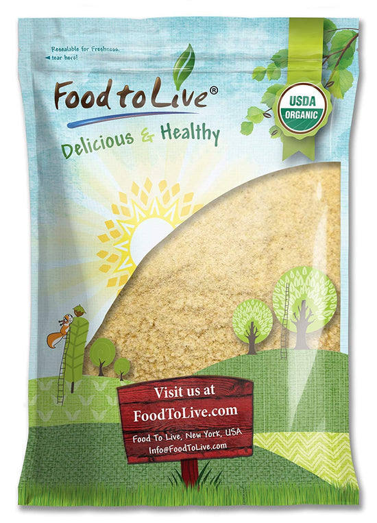 Food to Live Organic KAMUT Khorasan Wheat Flour, 10 Pounds Stone Ground Powder, 100% Whole Grain Meal, Non-GMO, Kosher, Bulk - Nestoria