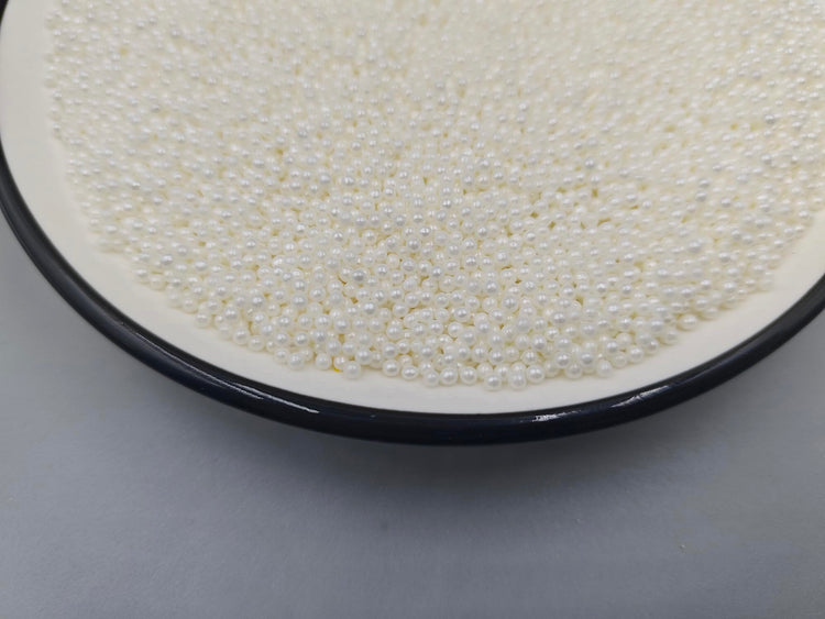 Edible White Pearl Sugar Sprinkles 4.23 oz (4.23 Ounce)