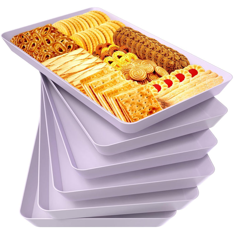 6 pcs Serving Tray for Entertaining (6 Count)