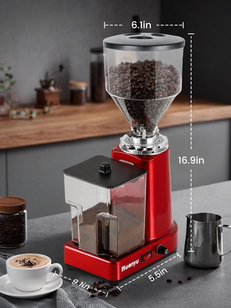 Flat Burr Coffee Grinder