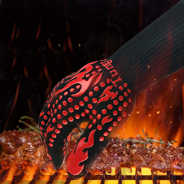 Turkey Fryer BBQ Heat Resistant Gloves (2 Count)