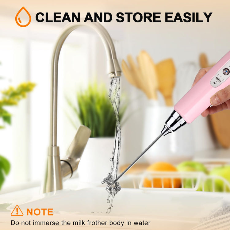 Handheld Milk Frother Wand for Coffee