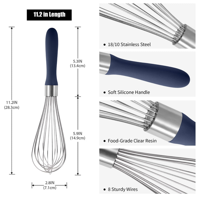 18 8 Stainless Steel Balloon Whisk for Cooking