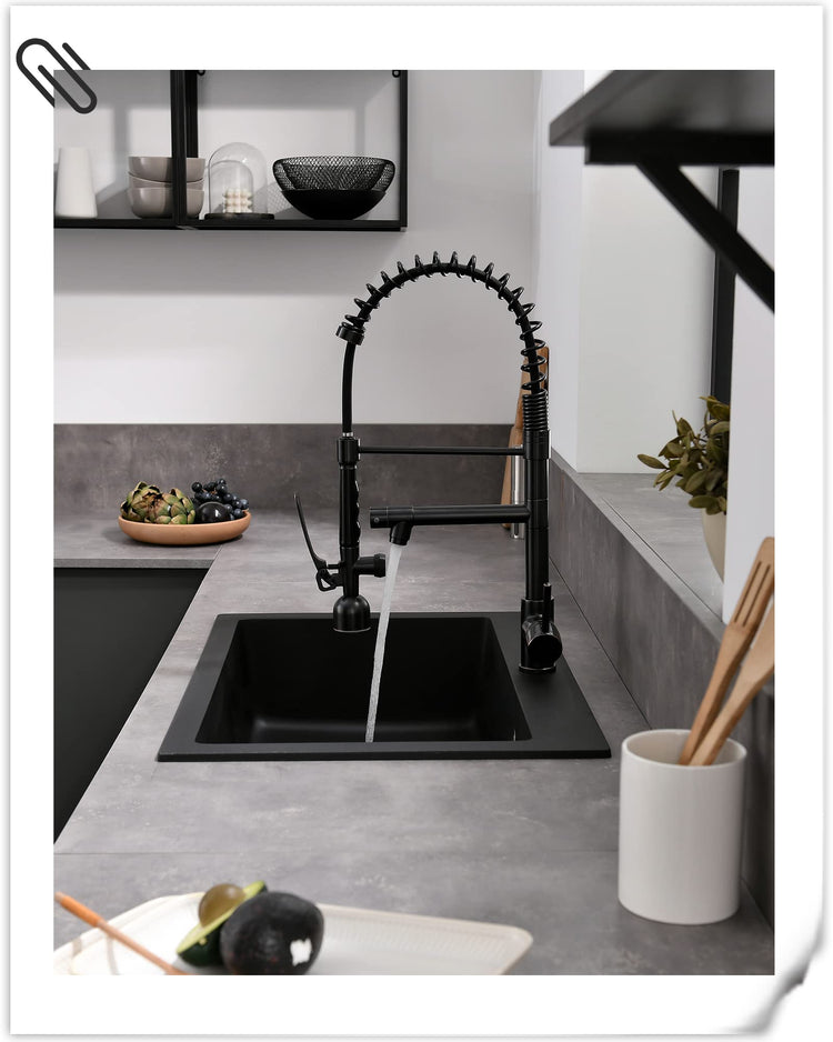 Commercial Oil Rubbed Bronze Kitchen Faucet Pull Down Sprayer
