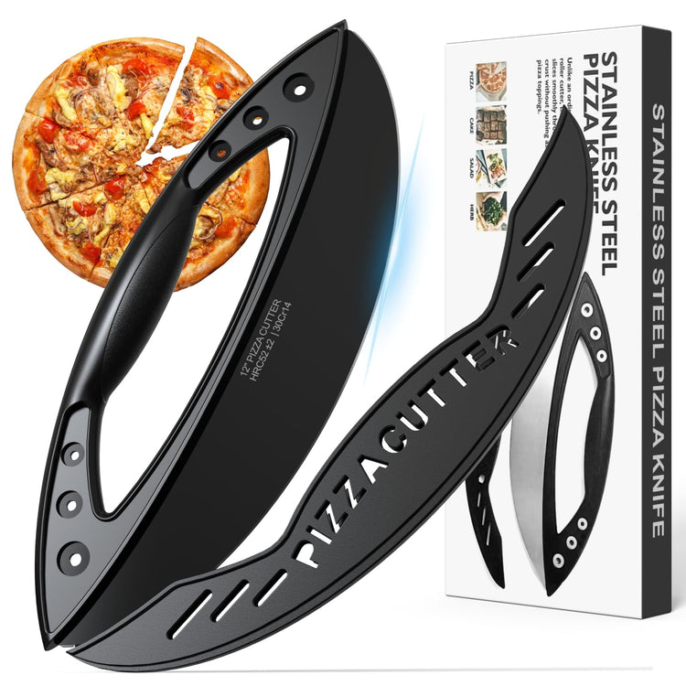 12 Inch Pizza Rocker Blade Cutter