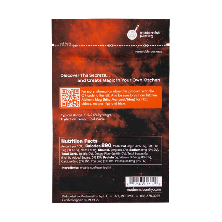 Organic Sunflower Lecithin Powder Gluten (2 Ounce)