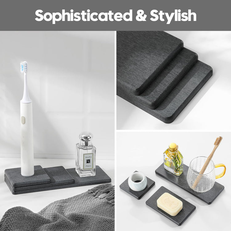 3PCS Water Absorbing Soap Dish Sponge Holder (3 Count)