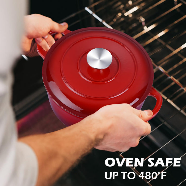 3QT Dutch Oven Pot with Lid