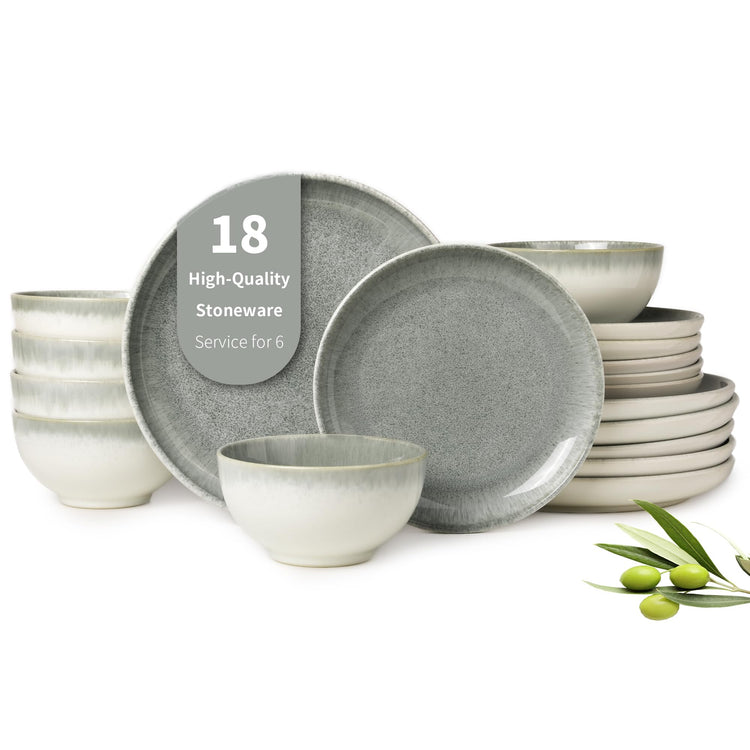 Stoneware Dinnerware Sets for 6
