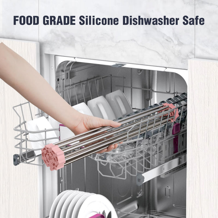 Roll Up Dish Drying Rack Over Sink