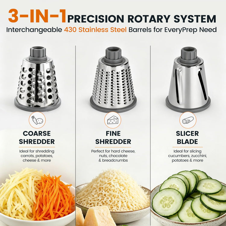 Rotary Cheese Grater Hand Crank