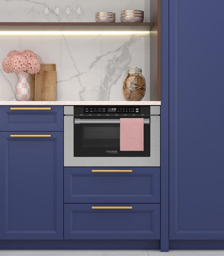 Reserve 24 in. 1.2 cu. ft. Microwave Drawer with Electric Door Opening