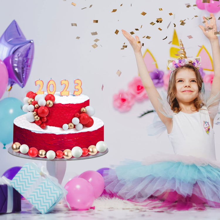 108 Pcs Balls Cake Topper