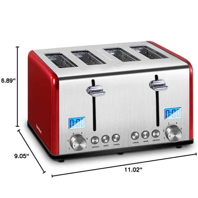 Countdown Stainless Steel 4 Slice Toaster with Bagel