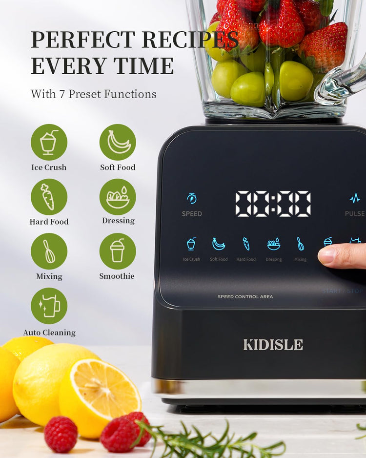 1200W Professional Smoothie Blender for Shakes
