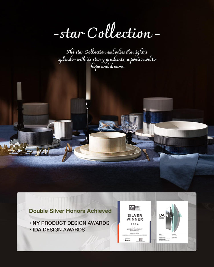 Star Stoneware Dinnerware Set (12 Count)