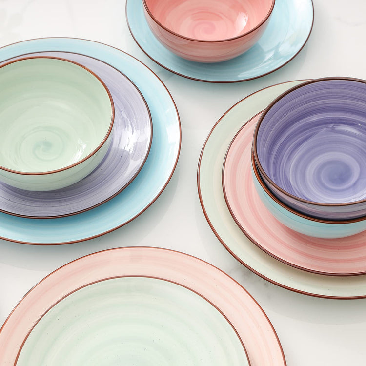 Ceramic 12 Pieces Dinnerware Sets