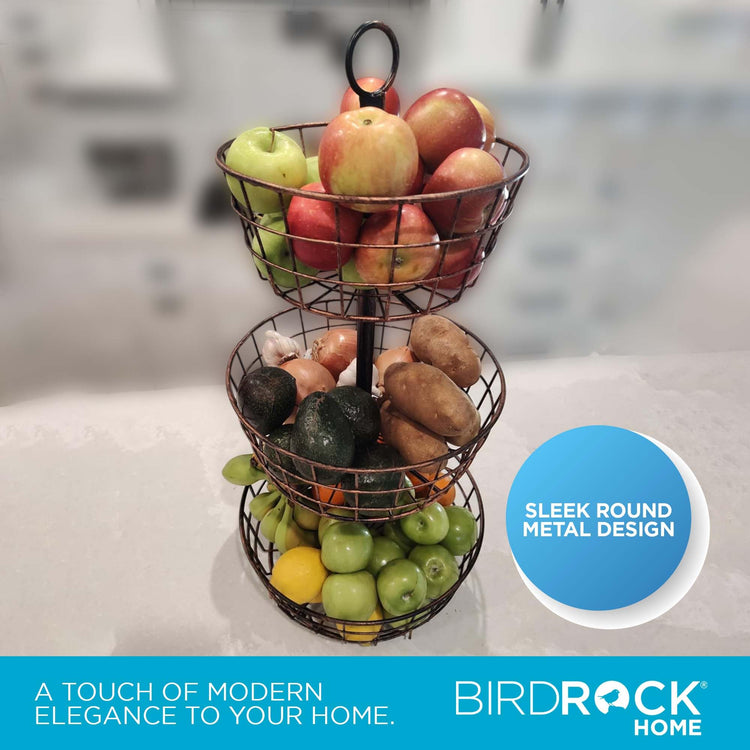 3 Tier Wire Fruit Basket