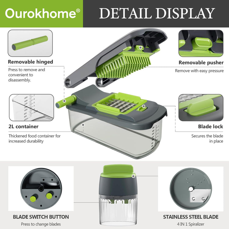 Onion Chopper Dicer with Container