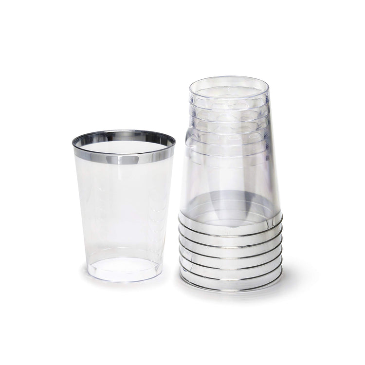 OCCASIONS Disposable Plastic Plates for 40 Guests (320 Count)