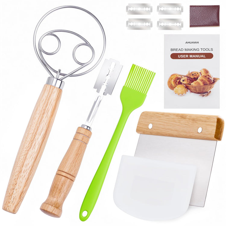 Danish Dough Whisk with Sourdough Tools