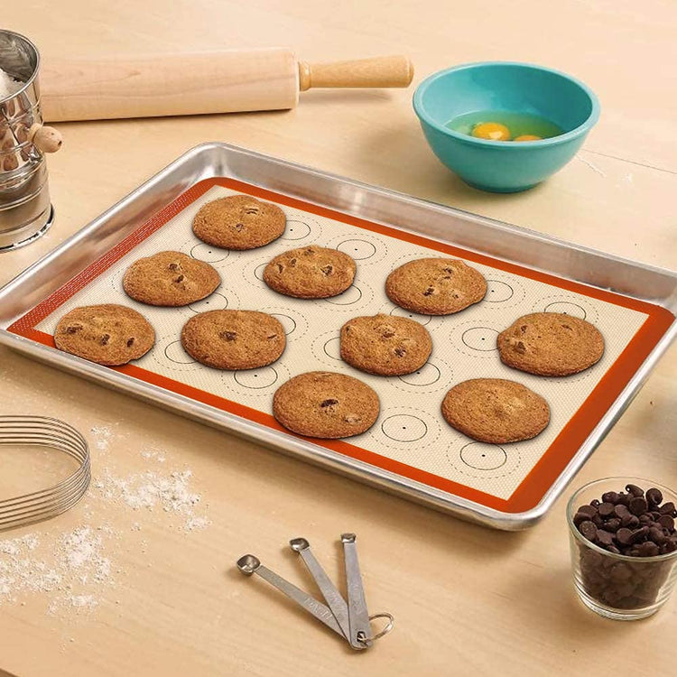 Macaron Silicone Baking Mats for Half Sheet Pan