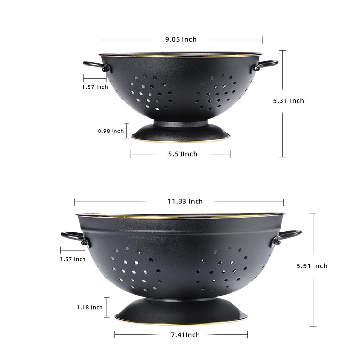 Metal Colander Set of 2