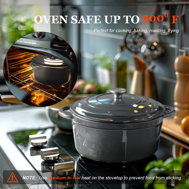 Enameled Cast Iron Dutch Oven