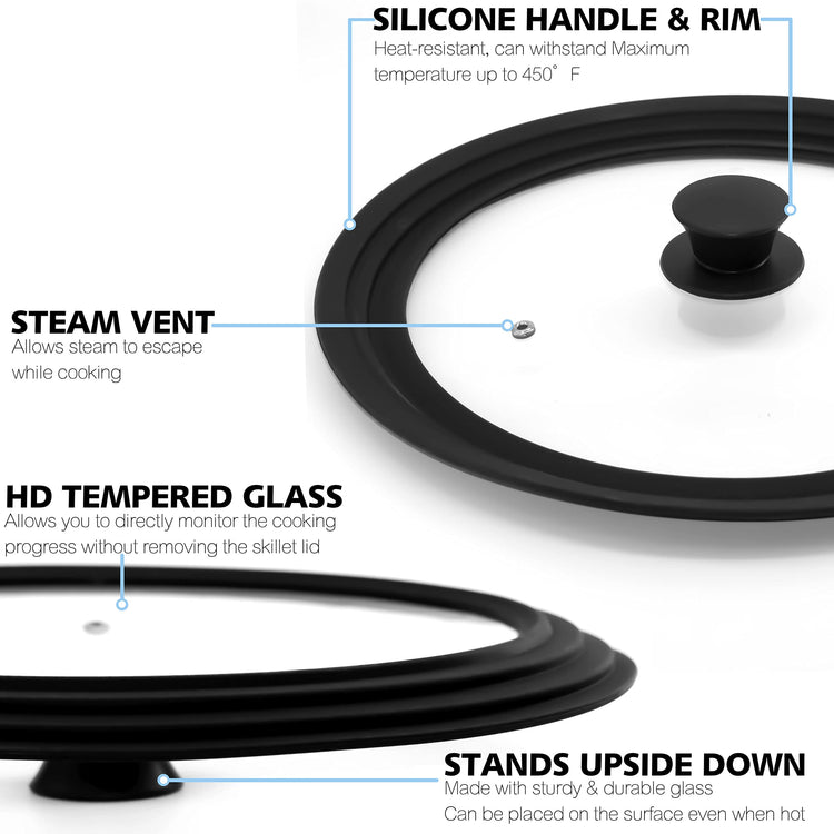 Silicone Universal Lid for Pots (2 Count)