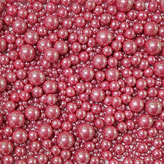 Edible Rose Gold Sugar Pearls Candy Sprinkles 120G (4.23 Ounce)