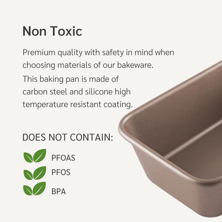 5 x 9 inch Nonstick Loaf Pan 1lb for Oven Baking