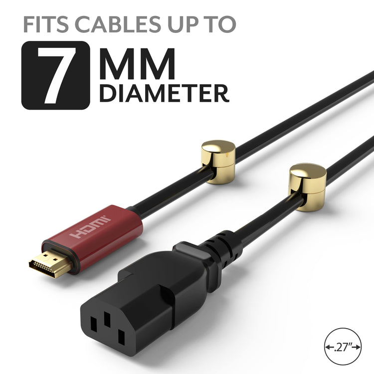 Cable Anchors for Desk Organization Gold