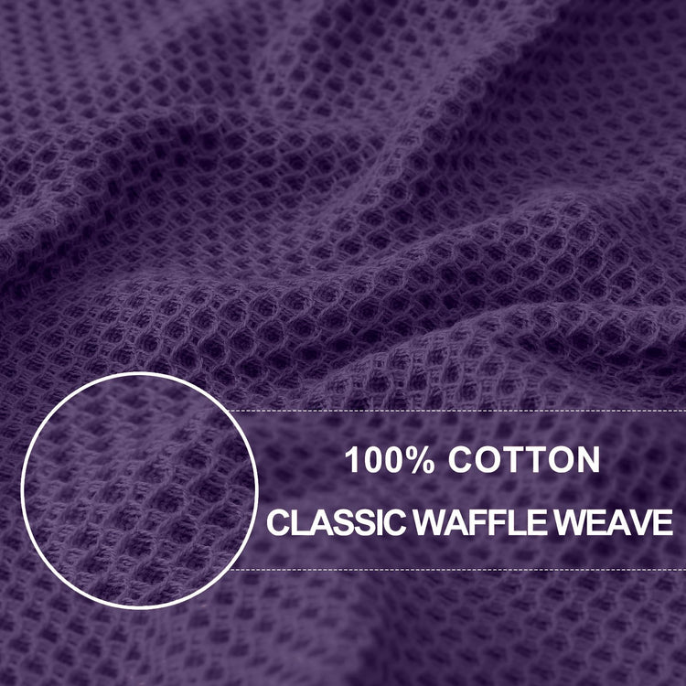 100% Cotton Waffle Weave Kitchen Dish Towels 4 (4 Count)