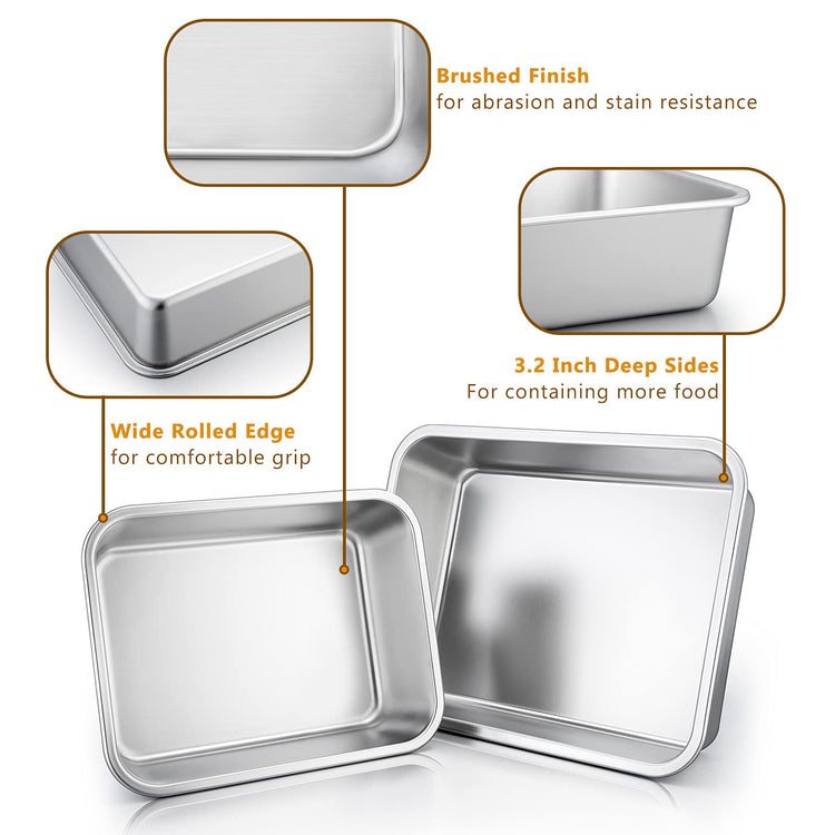 Deep Lasagna Pan Set of 2 (2 Count)
