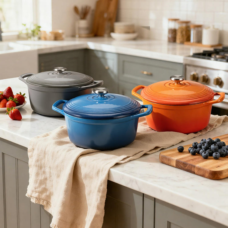 Enameled Cast Iron Dutch Oven
