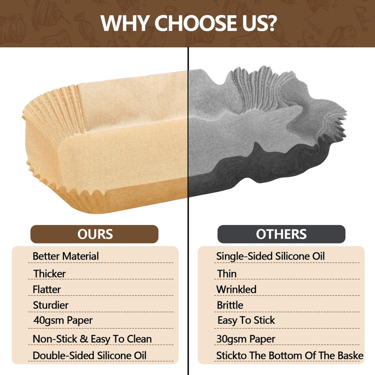 Air Fryer Paper Liners Disposable For Ninja