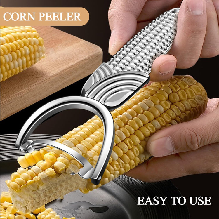 Corn Peeler Corn Stripper Kernel Remover for Corn on the Cob