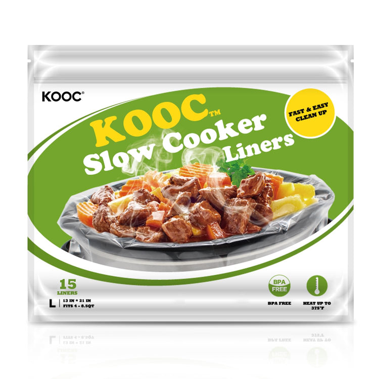 15 Count Slow Cooker Liners 13" x 21" Large Size Fits 3