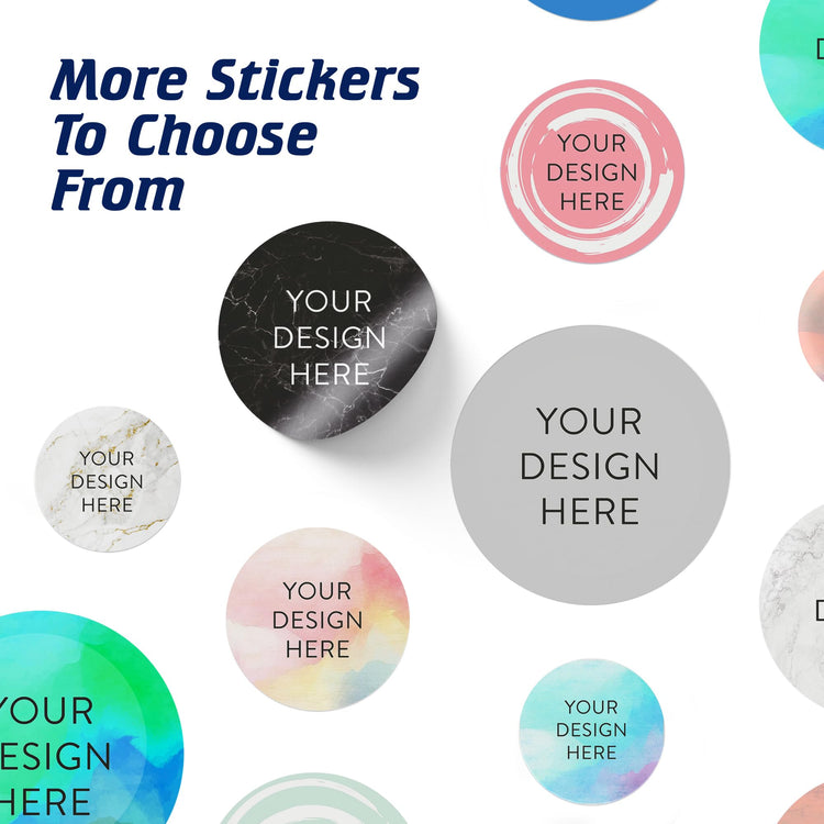 5 1000 Custom Vinyl Stickers (100 Count)