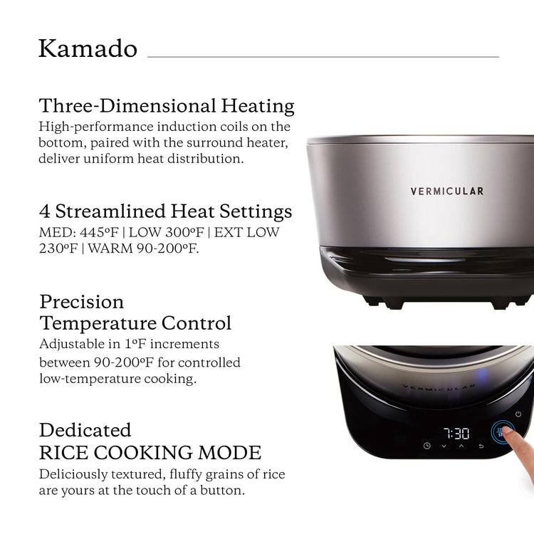 Musui Kamado Cast Iron Induction Cooker
