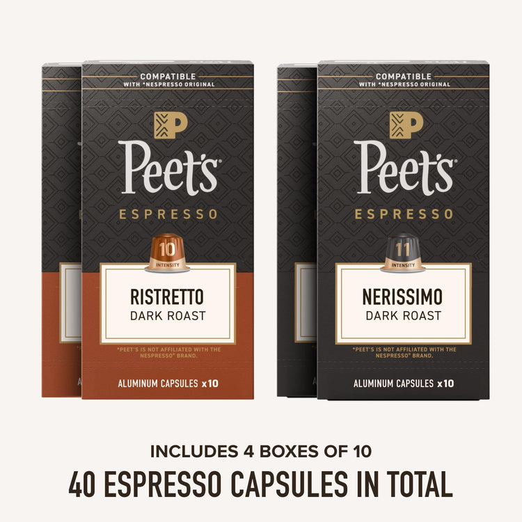 Dark Roast Espresso Capsules Variety Pack (40 Count)