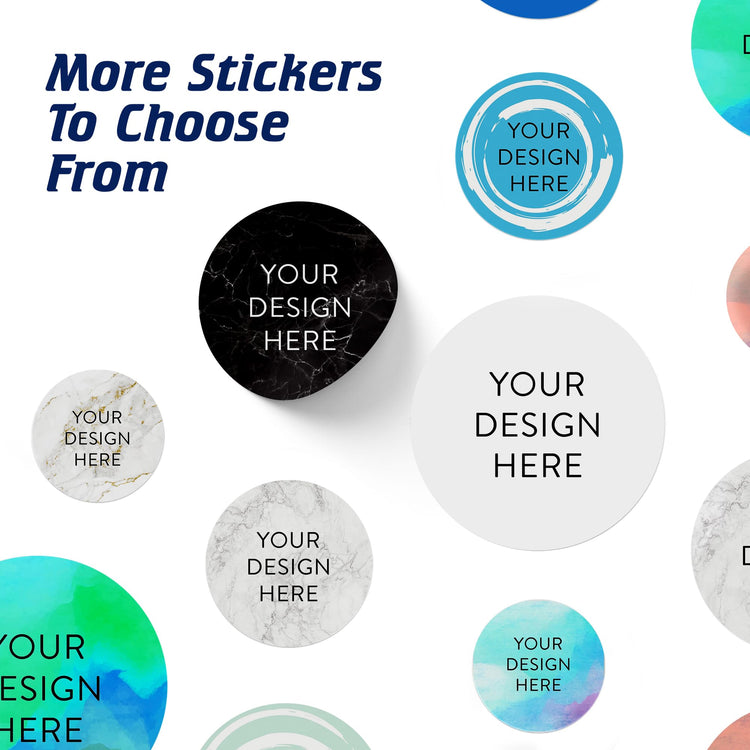 Custom Vinyl Stickers Your Image (100 Count)