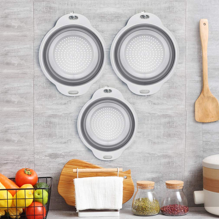 Collapsible Colander and Strainer Set of 3 (3 Count)