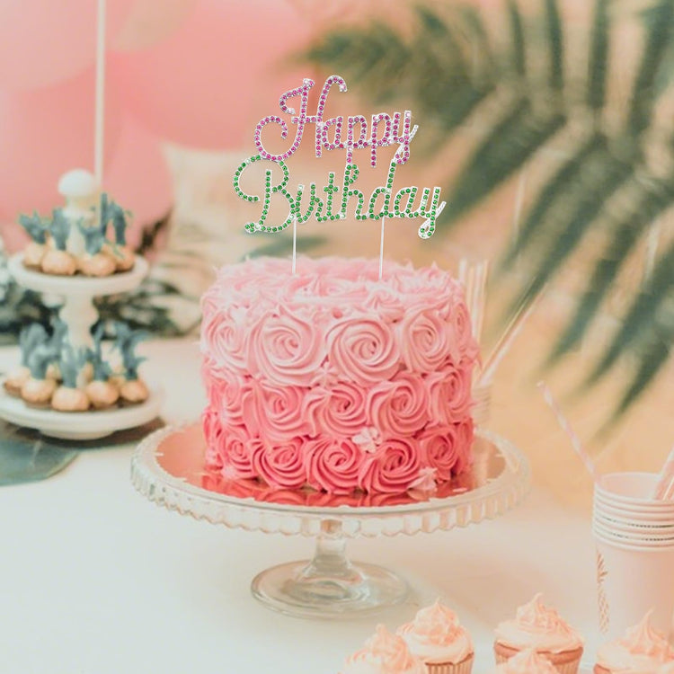 Cake Topper Gold Birthday Decorations for Women