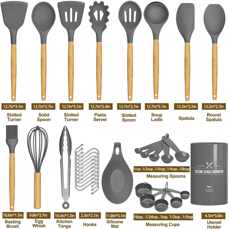 Kitchen Cooking Utensils Set (33 Count)